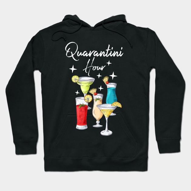 Quarantini Hour Hoodie by UnderDesign